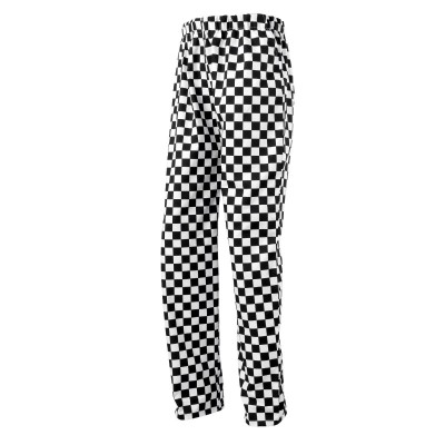 Pantaloni Essential Chef's Trouser colore black white taglia XS