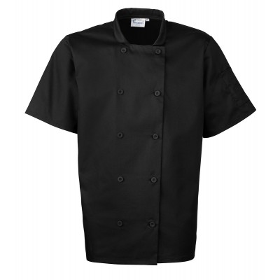 Ho.Re.Ca. Short Sleeve Chef's Jacket colore black taglia 4XL