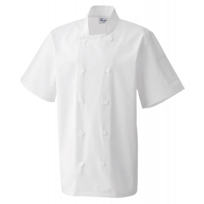 Ho.Re.Ca. Short Sleeve Chef's Jacket colore white taglia XS