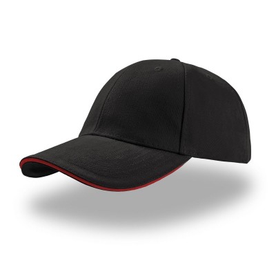 Cappelli Liberty Sandwich colore black-red taglia UNICA