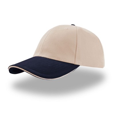 Cappelli Liberty Sandwich colore natural-navy taglia UNICA