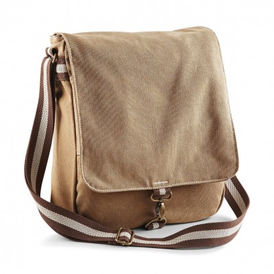 Borse Vintage Canvas Messenger colore sahara taglia UNICA