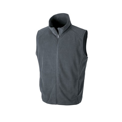 Pile Micro Fleece Gilet colore charcoal taglia S