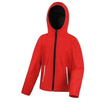Giacche Junior Hooded Soft Shell Jacket