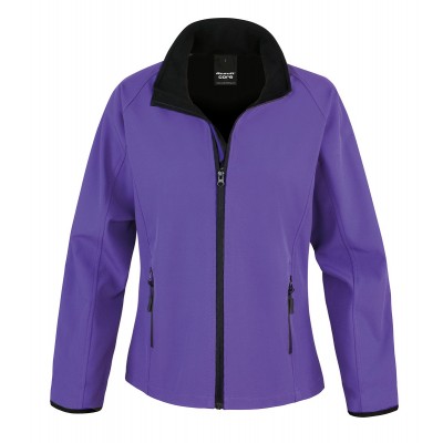 Soft shell Womens Printable Softshell colore purple