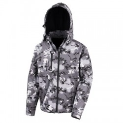 Soft shell Camo TX Performance Hooded Softshell Jacket 2