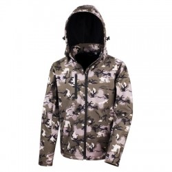 Soft shell Camo TX Performance Hooded Softshell Jacket 2