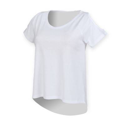 T-Shirt Women's Drop Tail T colore white taglia S