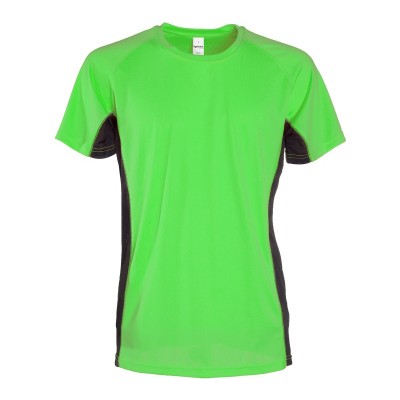 T-Shirt Air Tee colore green fluo/black taglia S