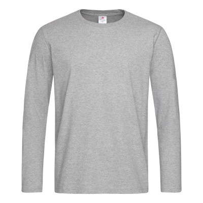 T-Shirt Comfort-T Long Sleeve colore grey heather taglia S