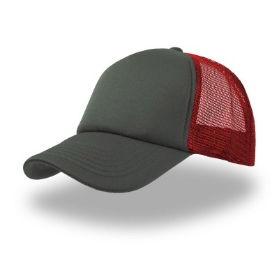 Cappelli Rapper colore grey-red taglia UNICA