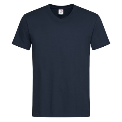 T-Shirt Classic-T V-Neck colore blue midnight taglia S
