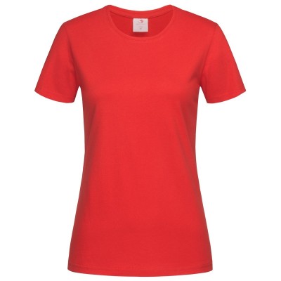 T-Shirt Classic-T Crew Neck colore scarlet red taglia S