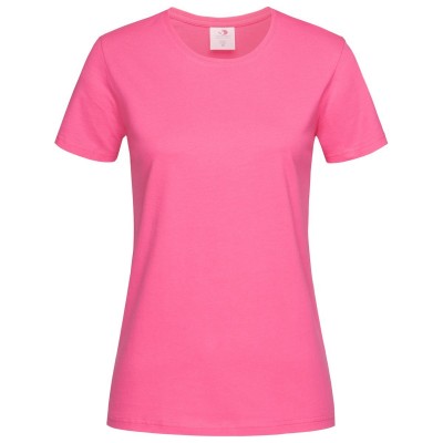 T-Shirt Classic-T Crew Neck colore sweet pink taglia S