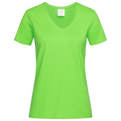 T-Shirt Classic-T V-Neck colore kiwi taglia S