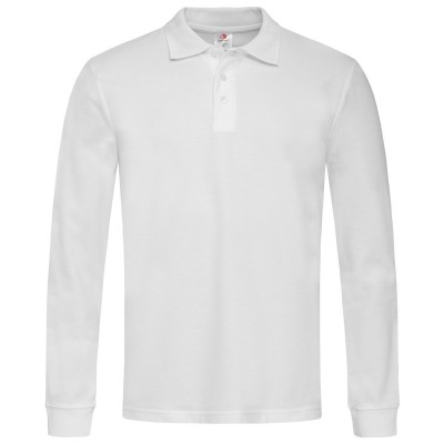 Polo Polo Long Sleeve colore white taglia S