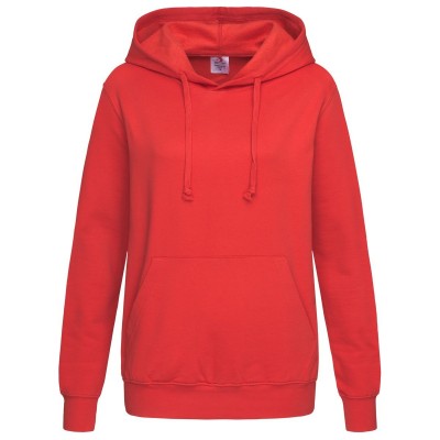 Felpe Hooded Sweatshirt colore scarlet red taglia S