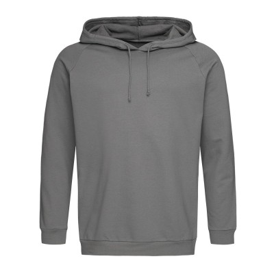 Felpe Unisex Hooded Sweatshirt colore real grey taglia XS