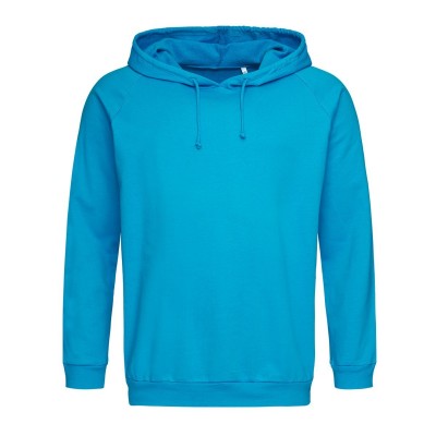 Felpe Unisex Hooded Sweatshirt colore ocean blue taglia XS