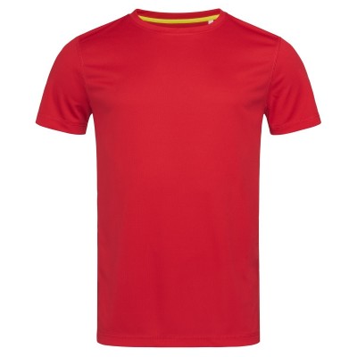 T-Shirt Active 140 Crew Neck colore crimson red taglia S