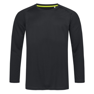 T-Shirt Active 140 Long Sleeve colore black opal taglia S