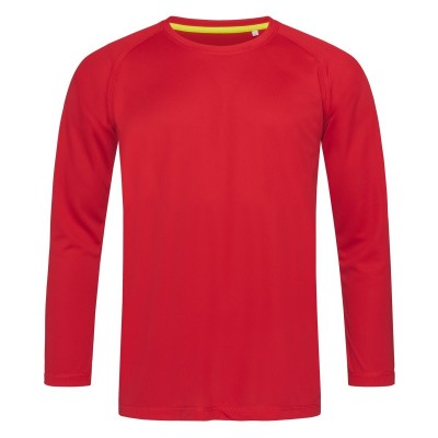 T-Shirt Active 140 Long Sleeve colore crimson red taglia S