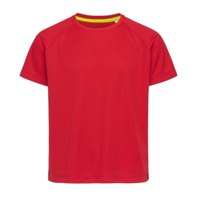 T-Shirt Active 140 Raglan colore crimson red taglia S