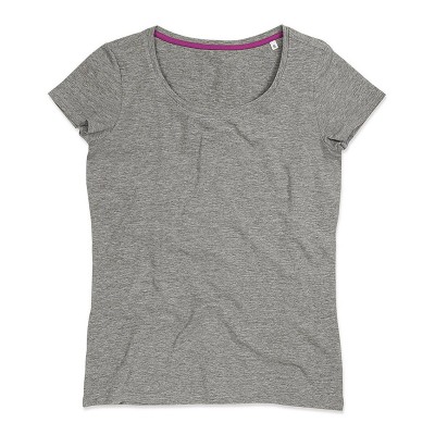 T-Shirt Megan Crew Neck colore grey heather taglia S