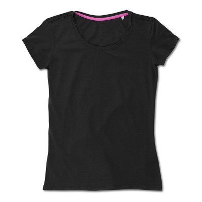 T-Shirt Megan Crew Neck colore black opal taglia S