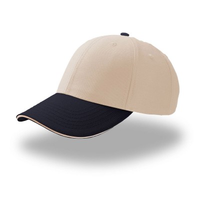 Cappelli Sport Sandwich colore ecru-navy taglia UNICA