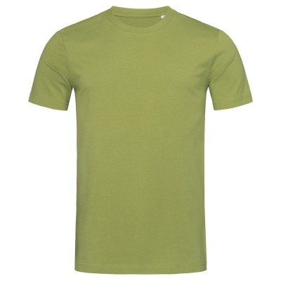 T-Shirt James Organic Crew Neck colore earth green taglia S