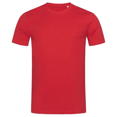 T-Shirt James Organic Crew Neck colore pepper red taglia S