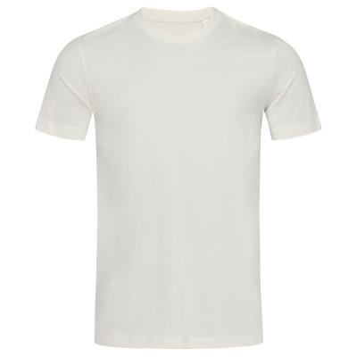 T-Shirt James Organic Crew Neck colore winter white taglia S