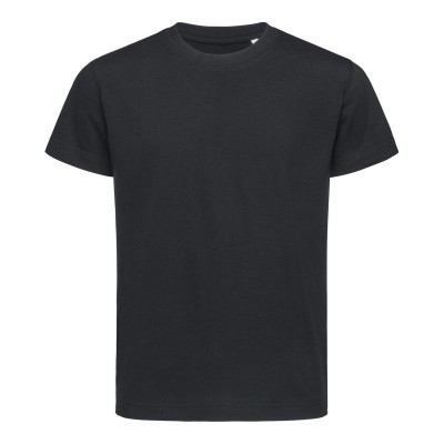 T-Shirt Jamie Organic Crew Neck colore black opal taglia S