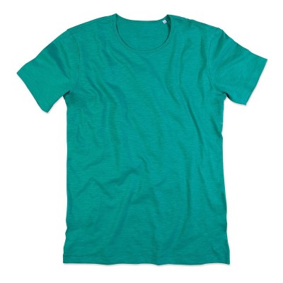 T-Shirt Shawn Slub Crew Neck colore bahama green taglia S
