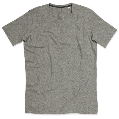 T-Shirt Clive Crew Neck colore grey heather taglia S