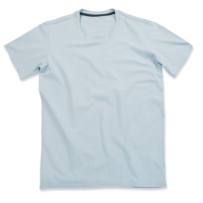 T-Shirt Clive Crew Neck colore powder blue taglia S
