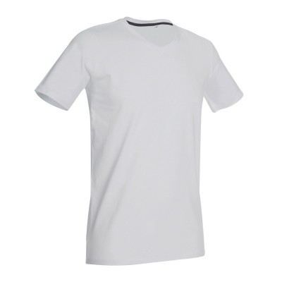 T-Shirt Clive V-Neck colore white taglia S