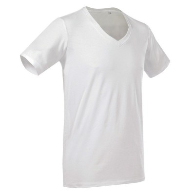 T-Shirt Dean Deep V-Neck colore white taglia S