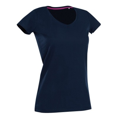 T-Shirt Claire V-Neck colore marina blue taglia S