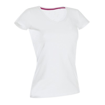 T-Shirt Claire V-Neck colore white taglia S