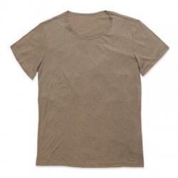 T-Shirt David Oversized Crew Neck colore vintage brown taglia S