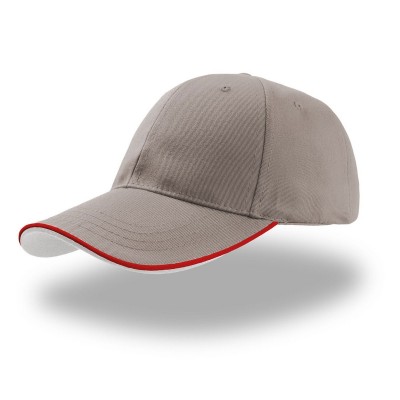 Cappelli Zoom Piping Sandwich colore grey taglia UNICA