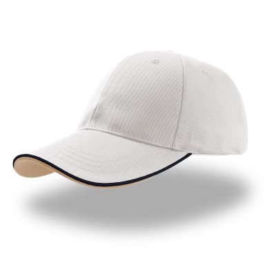 Cappelli Zoom Piping Sandwich colore white taglia UNICA