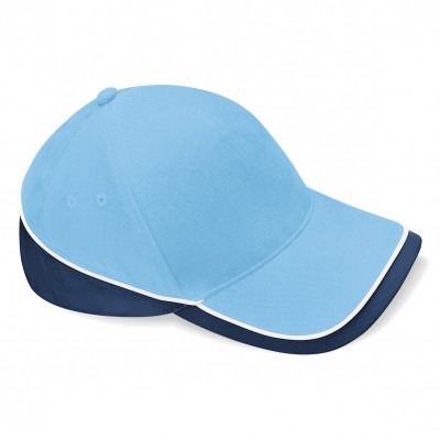 Cappelli Teamwear Competition Cap colore sky blue/french navy/white taglia UNICA
