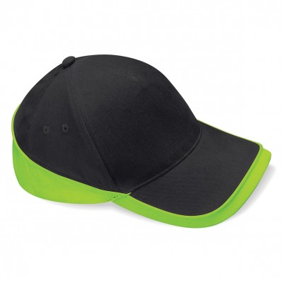 Cappelli Teamwear Competition Cap colore black/lime green taglia UNICA
