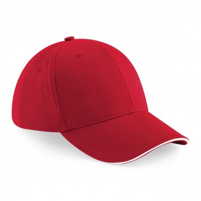 Cappelli Athleisure 6 Panel Cap colore classic red/white taglia UNICA