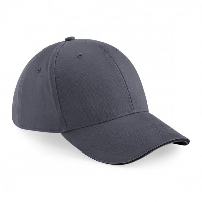 Cappelli Athleisure 6 Panel Cap colore graphite grey/black taglia UNICA