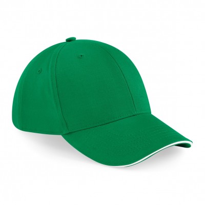 Cappelli Athleisure 6 Panel Cap colore kelly green/white taglia UNICA