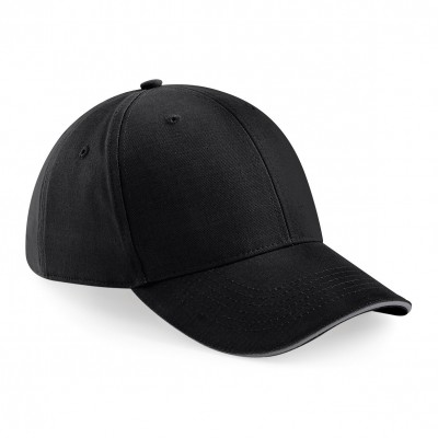Cappelli Athleisure 6 Panel Cap colore black/graphite grey taglia UNICA